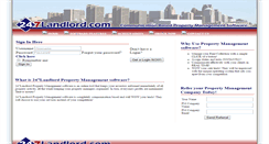 Desktop Screenshot of 247landlord.com