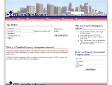 Tablet Screenshot of 247landlord.com